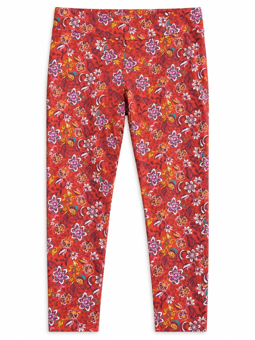 Time and Tru Floral Pull-On Leggings XL